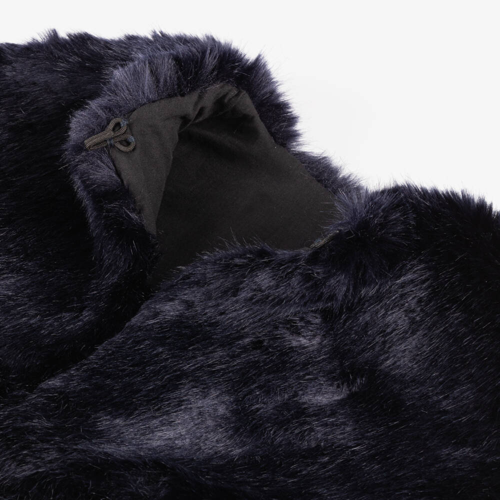 Childrensalon Occasions-Little Ladies Sparkling Dress & Plush Cape | Childrensalon Outlet