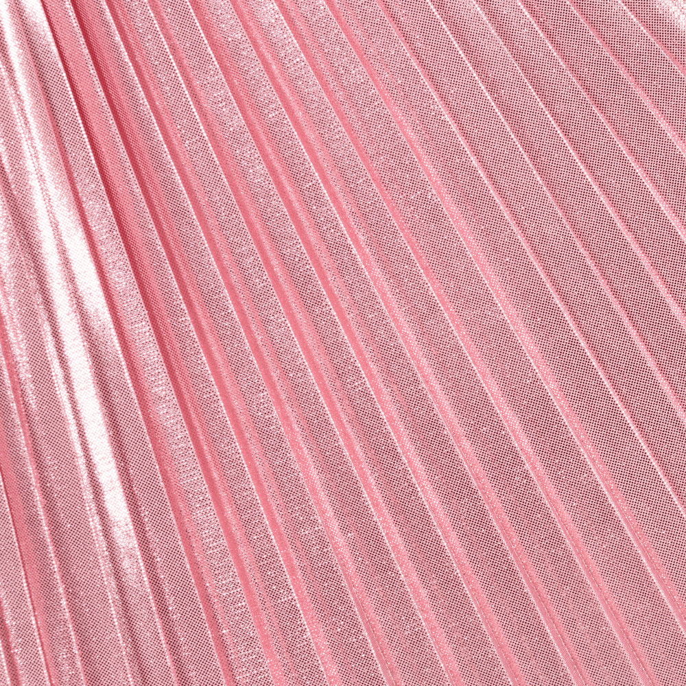 Childrensalon Occasions Pink Metallic Pleated Skirt Childrensalon Outlet
