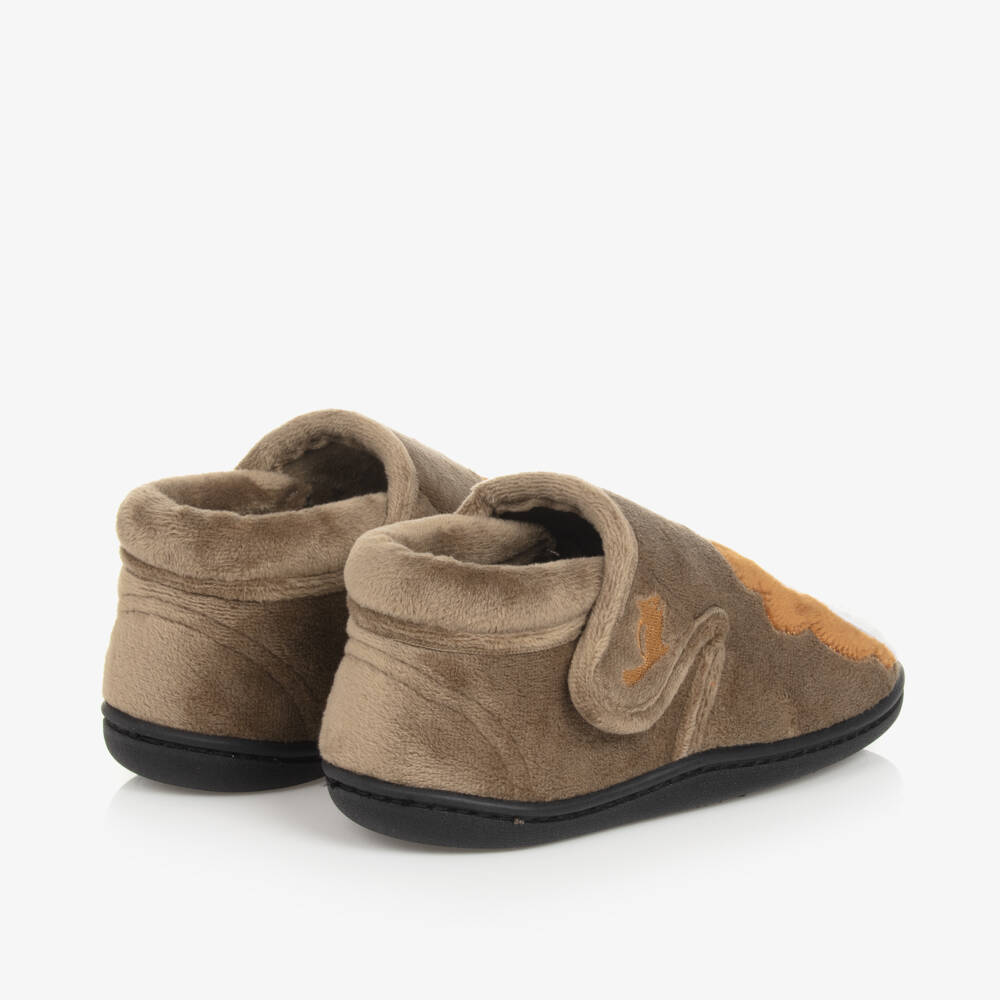 Chipmunks-شبشب أسد بيج برباط فيلكرو | Childrensalon Outlet