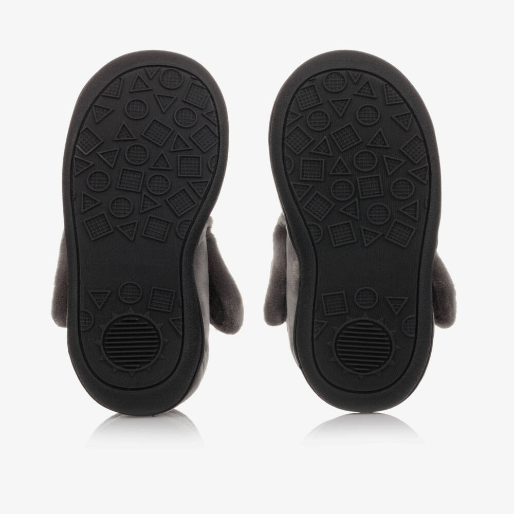 Chipmunks-نعال فاخرة رمادية للأولاد بشكل حيوانات | Childrensalon Outlet