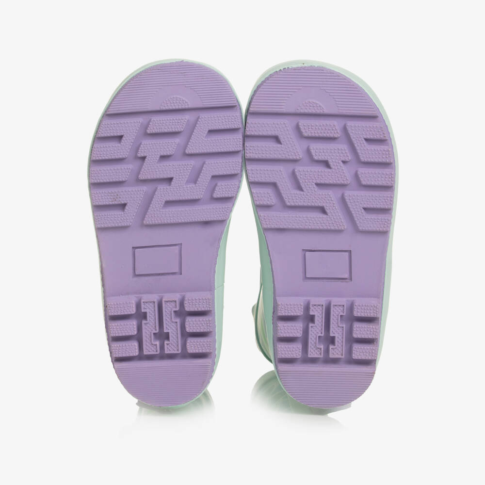 Chipmunks-Girls Green Mermaid Rain Boots | Childrensalon Outlet