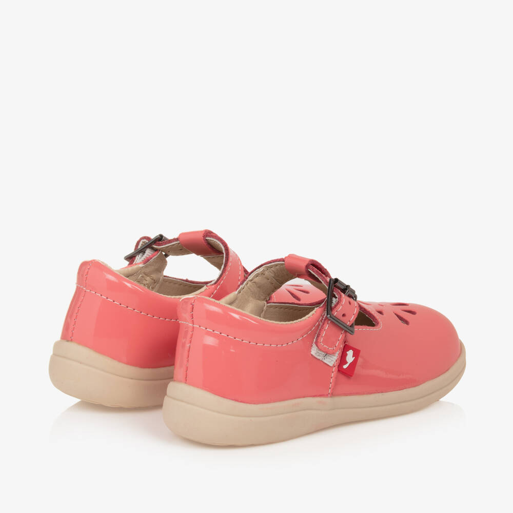 Chipmunks-Girls Pink Patent Leather Bar Shoes | Childrensalon Outlet