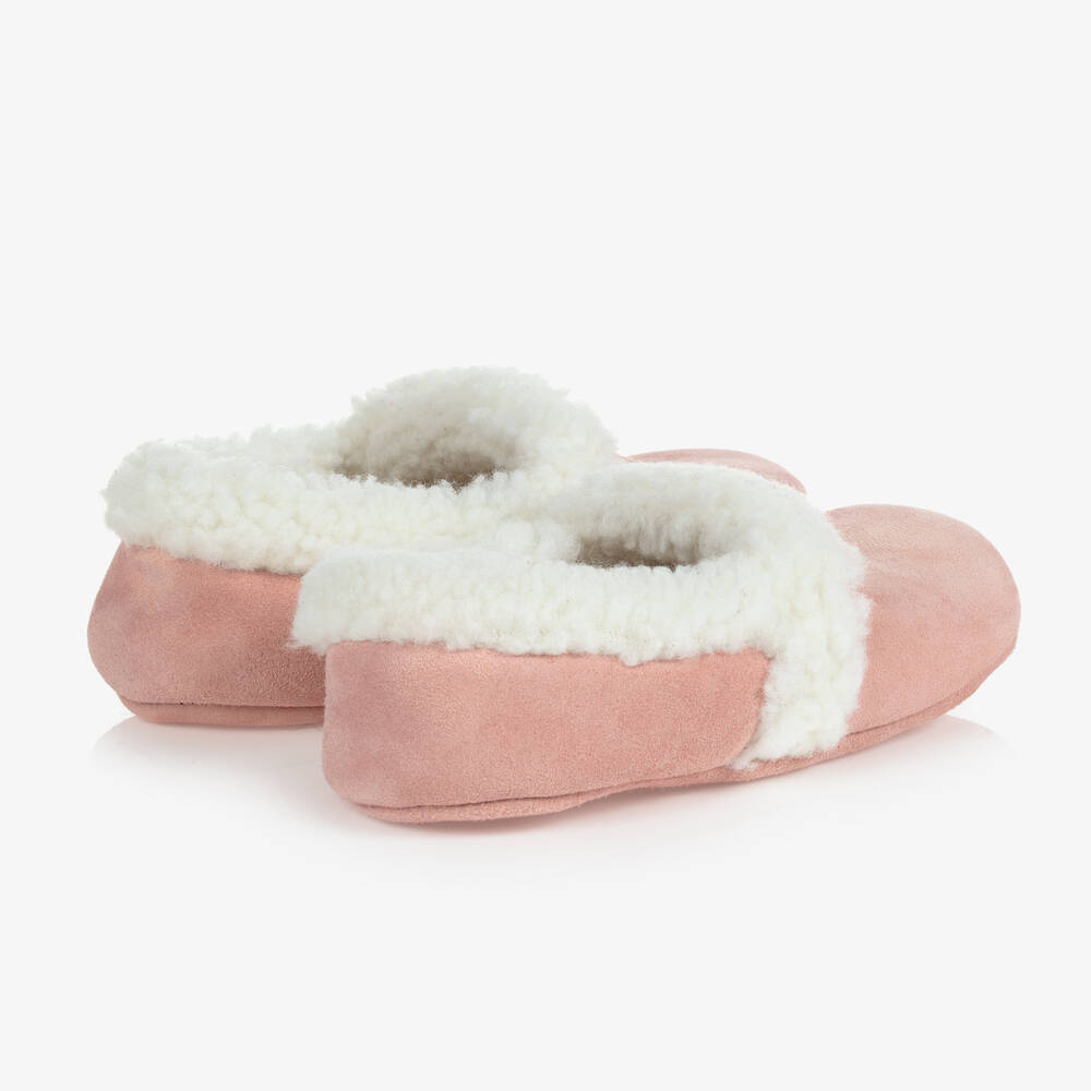 Chloé - Baby Girls Suede Slippers | Childrensalon Outlet