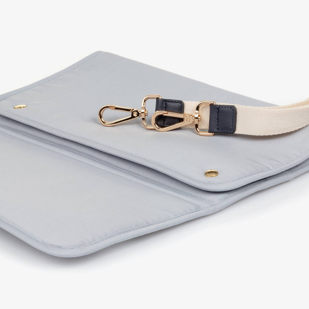 Chloé-Blue Denim Tote Baby Changing Bag (41cm) | Childrensalon Outlet