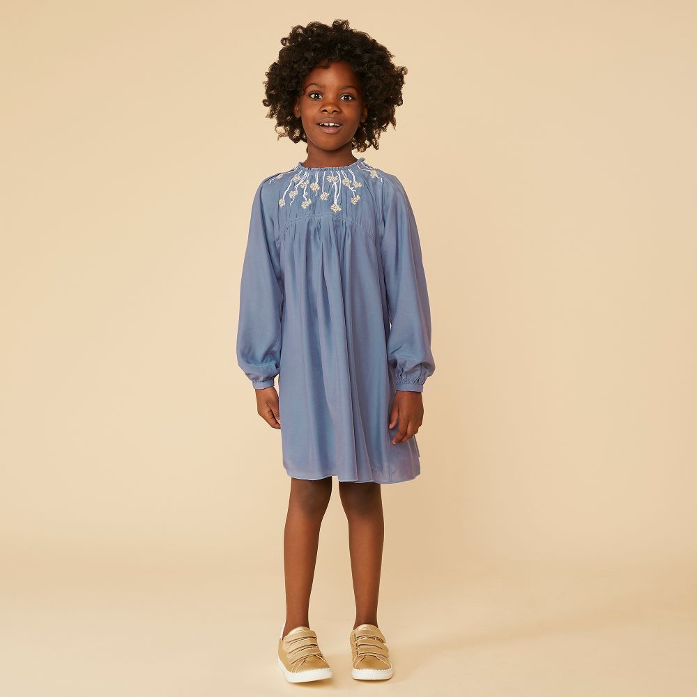 Chloe shop blue dress