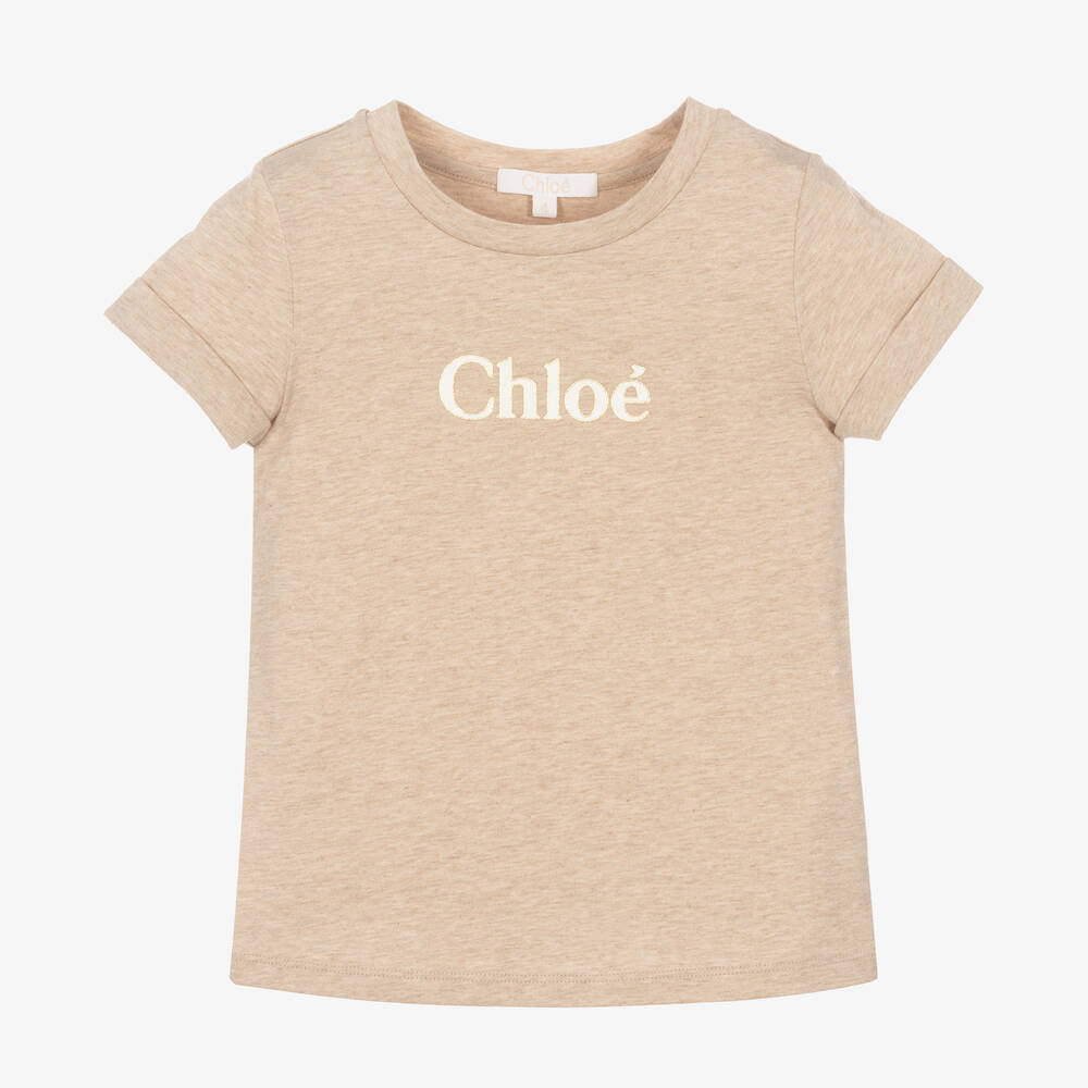 Tee shirt beige fille online