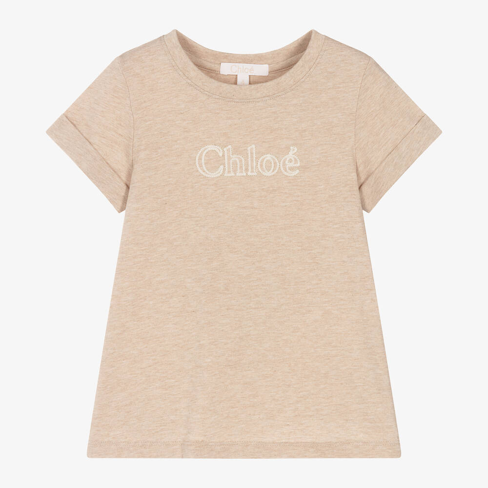 Tシャツ・カットソー CHLOE Women Tunic Tops CH25SJH14183 103 Beige w421.jpg