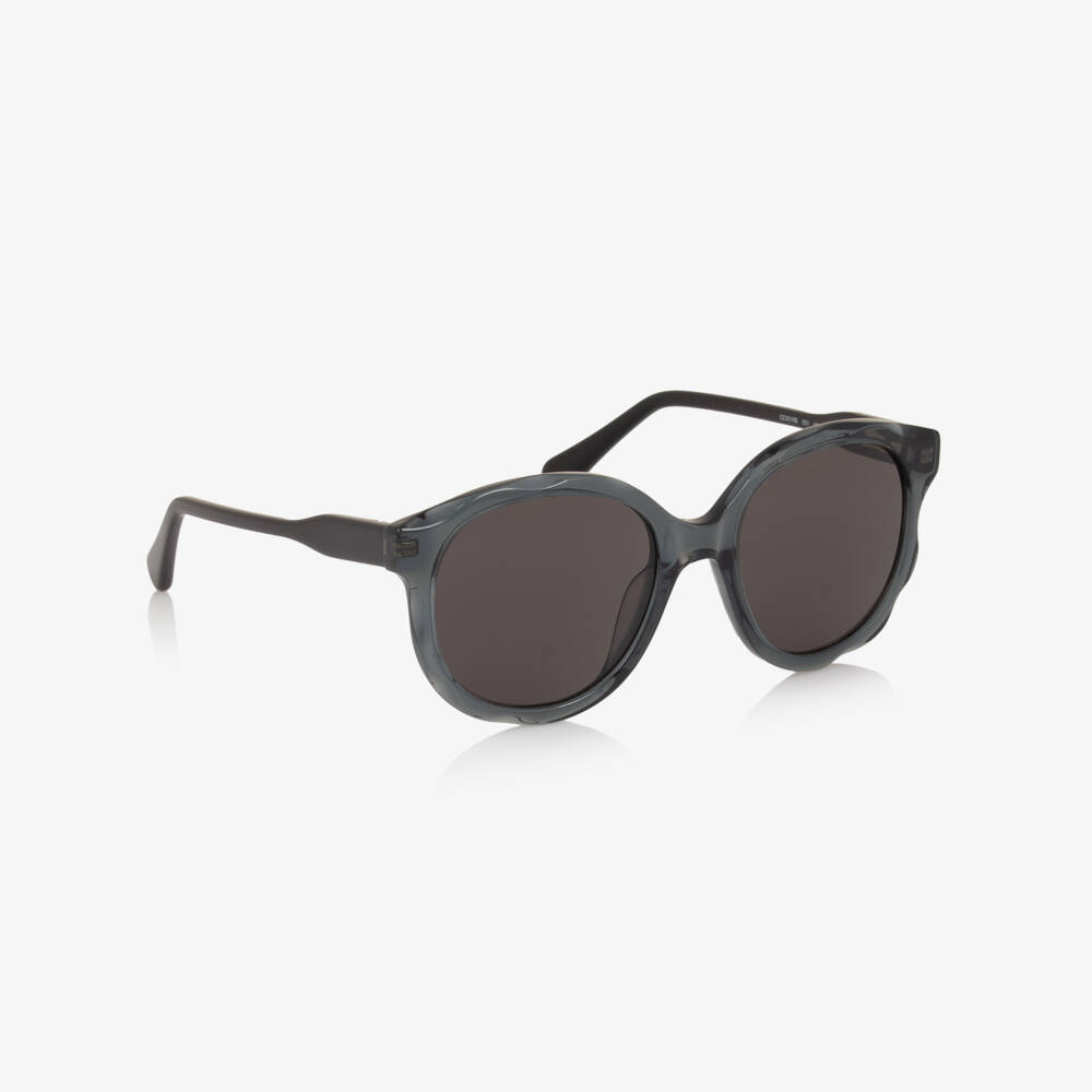 Chloé-Girls Black & Grey Ripple Frame Sunglasses | Childrensalon Outlet