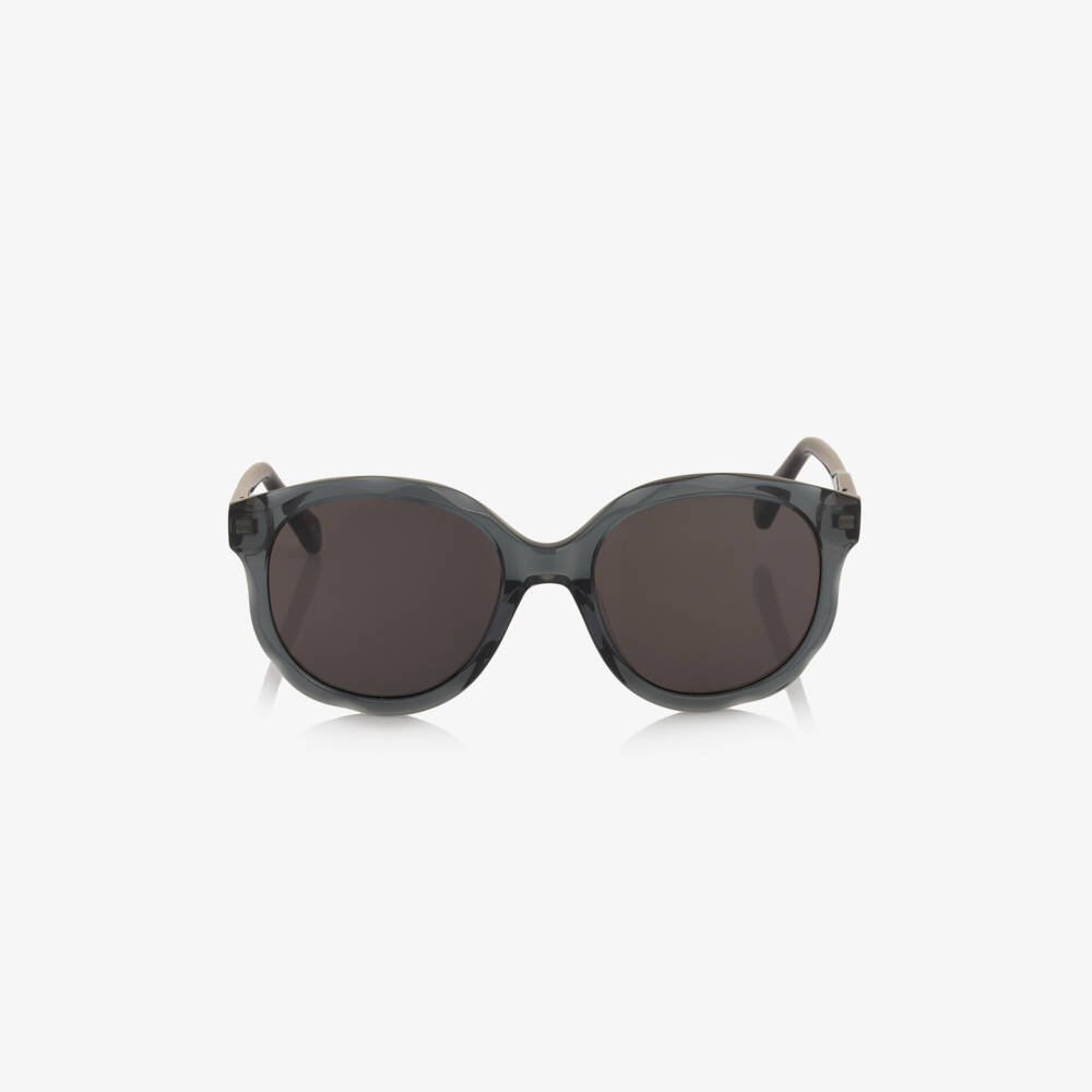 Chloé-Girls Black & Grey Ripple Frame Sunglasses | Childrensalon Outlet