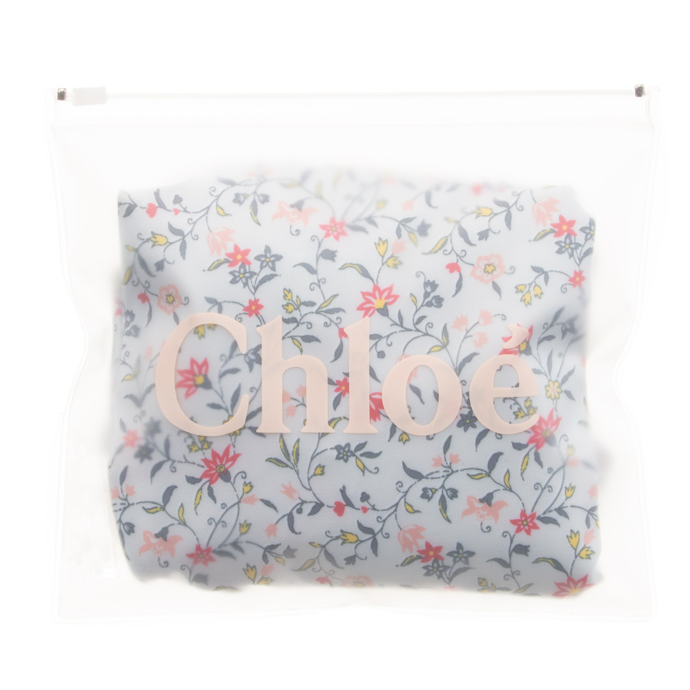 Chloé-Girls Blue Floral Swimsuit | Childrensalon Outlet