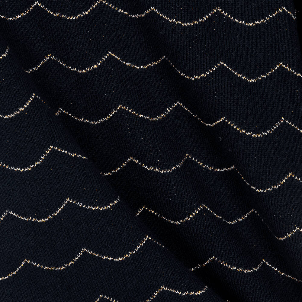 Chloé-Girls Blue Knitted Dress | Childrensalon Outlet