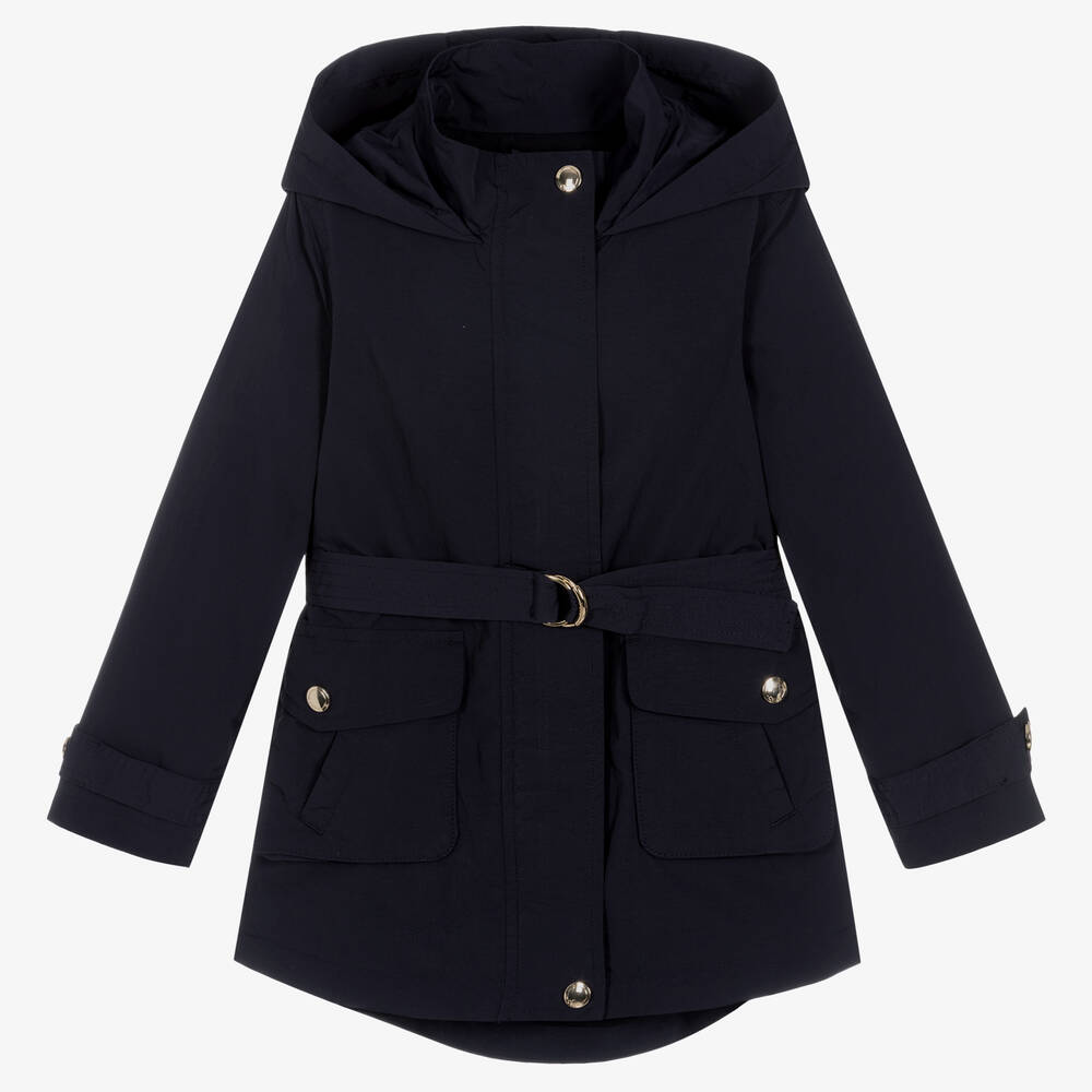 Chloé - Blauer Windbreaker-Mantel (M) | Childrensalon