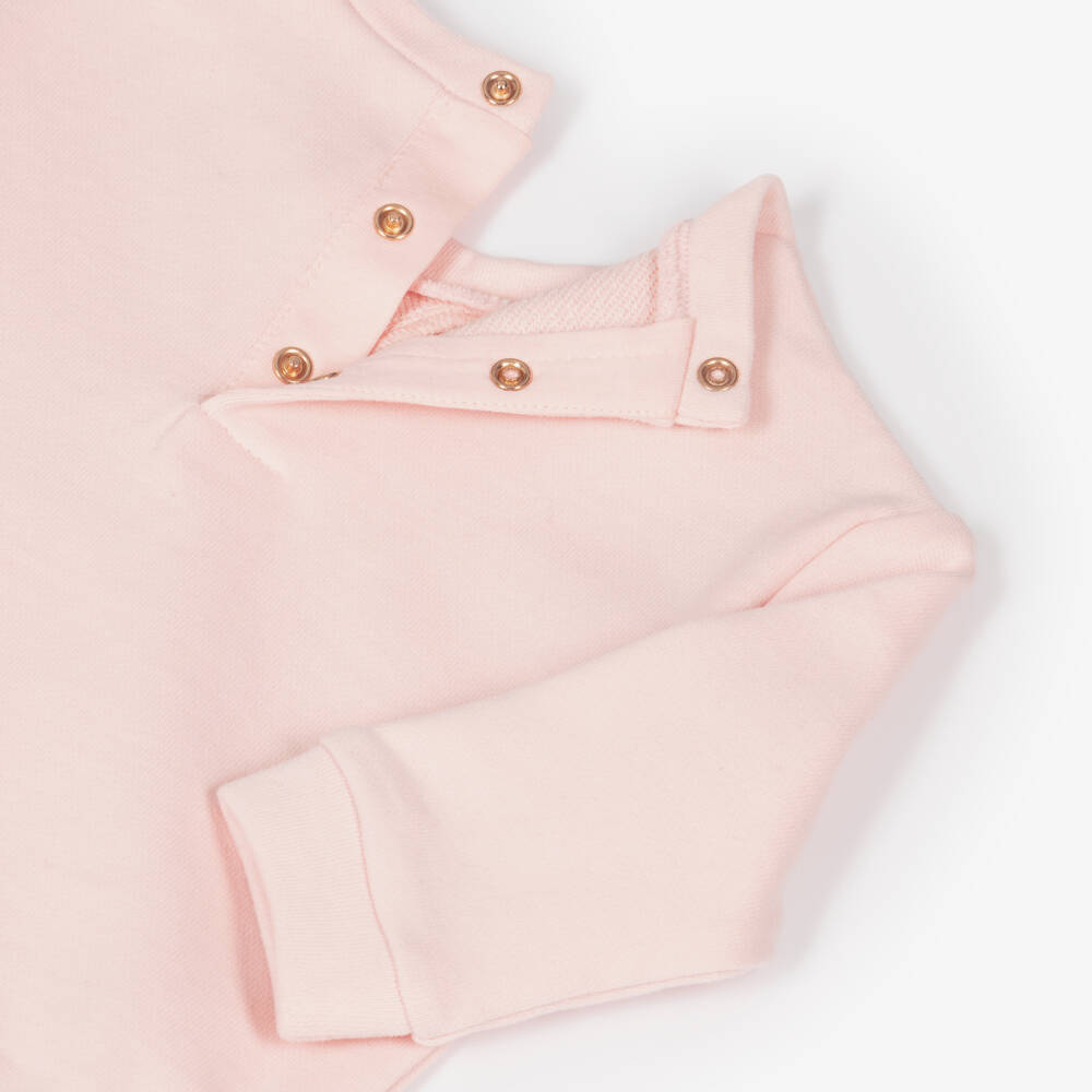 Chloé-Girls Blush Organic Cotton Top | Childrensalon Outlet