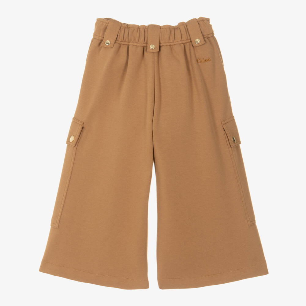 Chloé-كولوت جيرسي ميلانو لون بني للبنات | Childrensalon Outlet