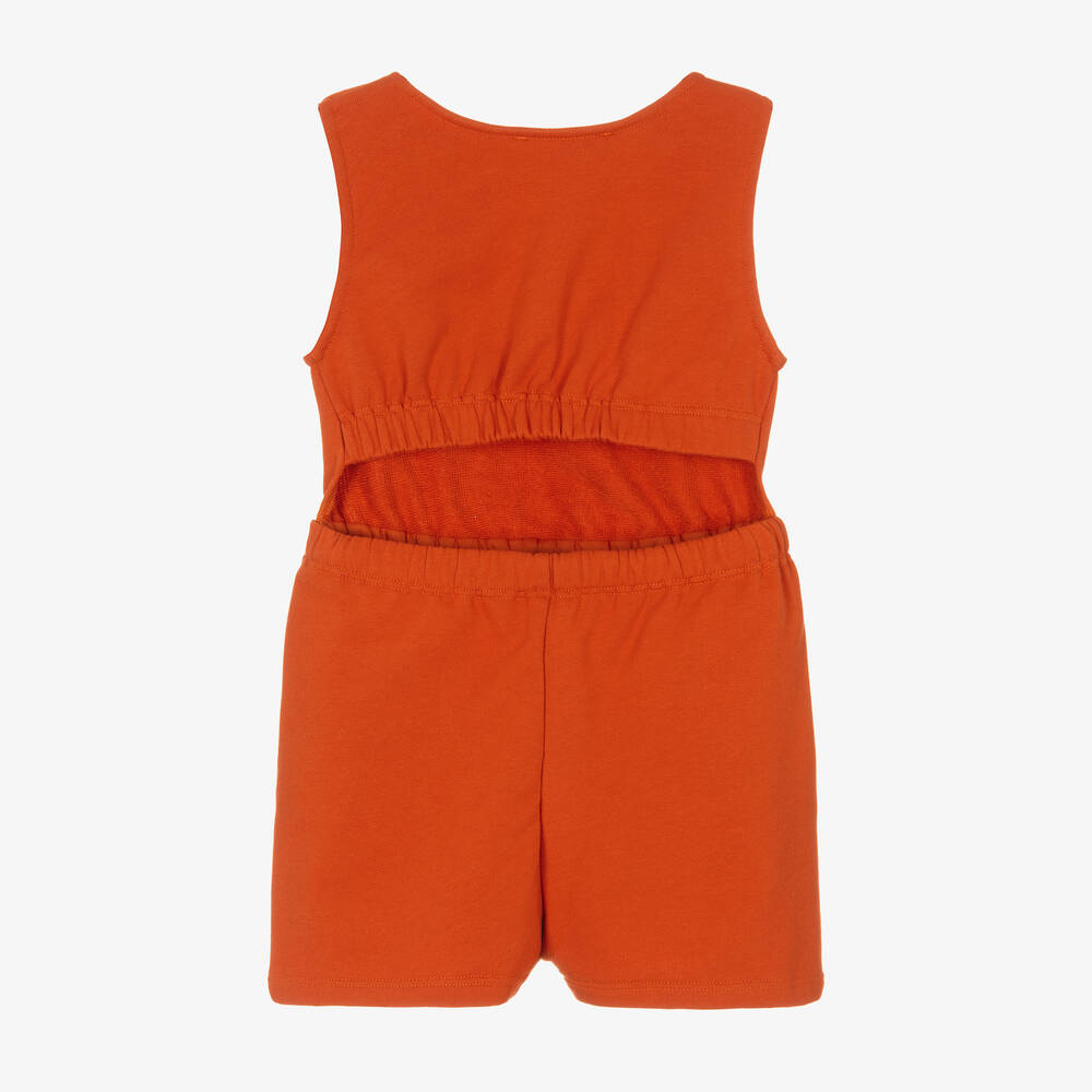 كلوي-بلاي سوت قطن عضوي لون برتقالي للبنات | Childrensalon Outlet