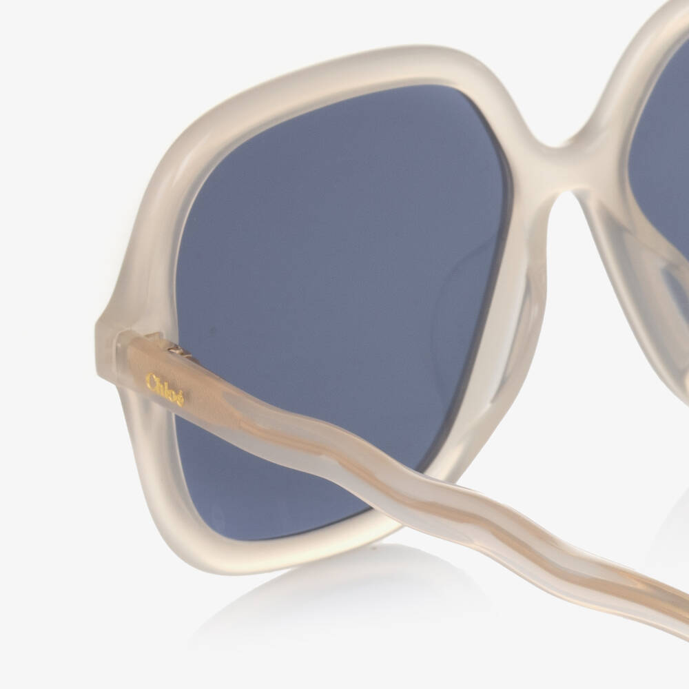 Chloé-Girls Chic White Sunshades | Childrensalon Outlet