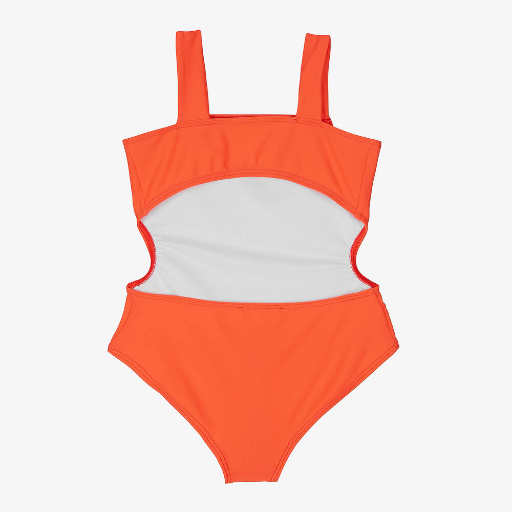 Chloé-Кораллово-оранжевый купальник | Childrensalon Outlet