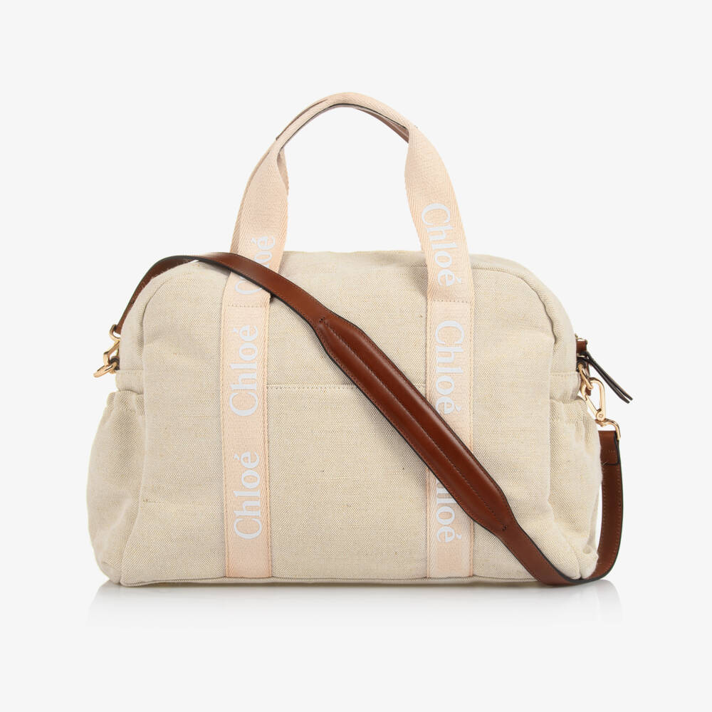 Chloé-Girls Elegant Beige Baby Tote | Childrensalon Outlet