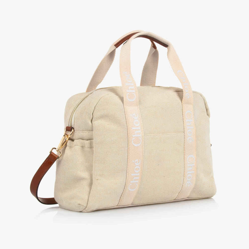 Chloé-Girls Elegant Beige Baby Tote | Childrensalon Outlet