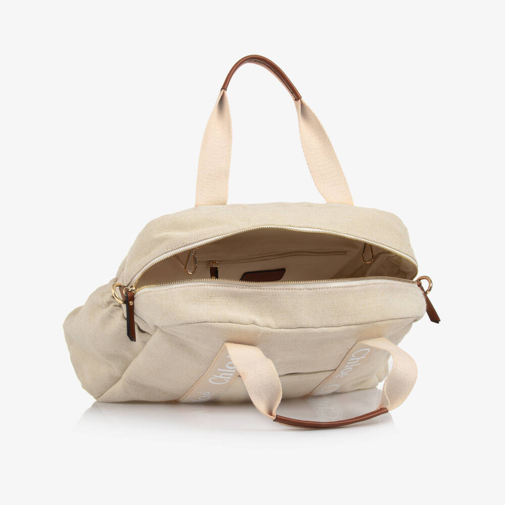 Chloé-Girls Elegant Beige Baby Tote | Childrensalon Outlet