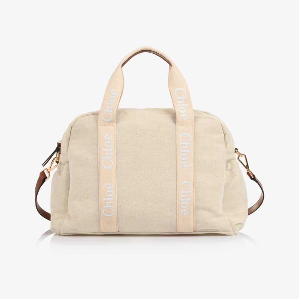 Chloé-Girls Elegant Beige Baby Tote | Childrensalon Outlet
