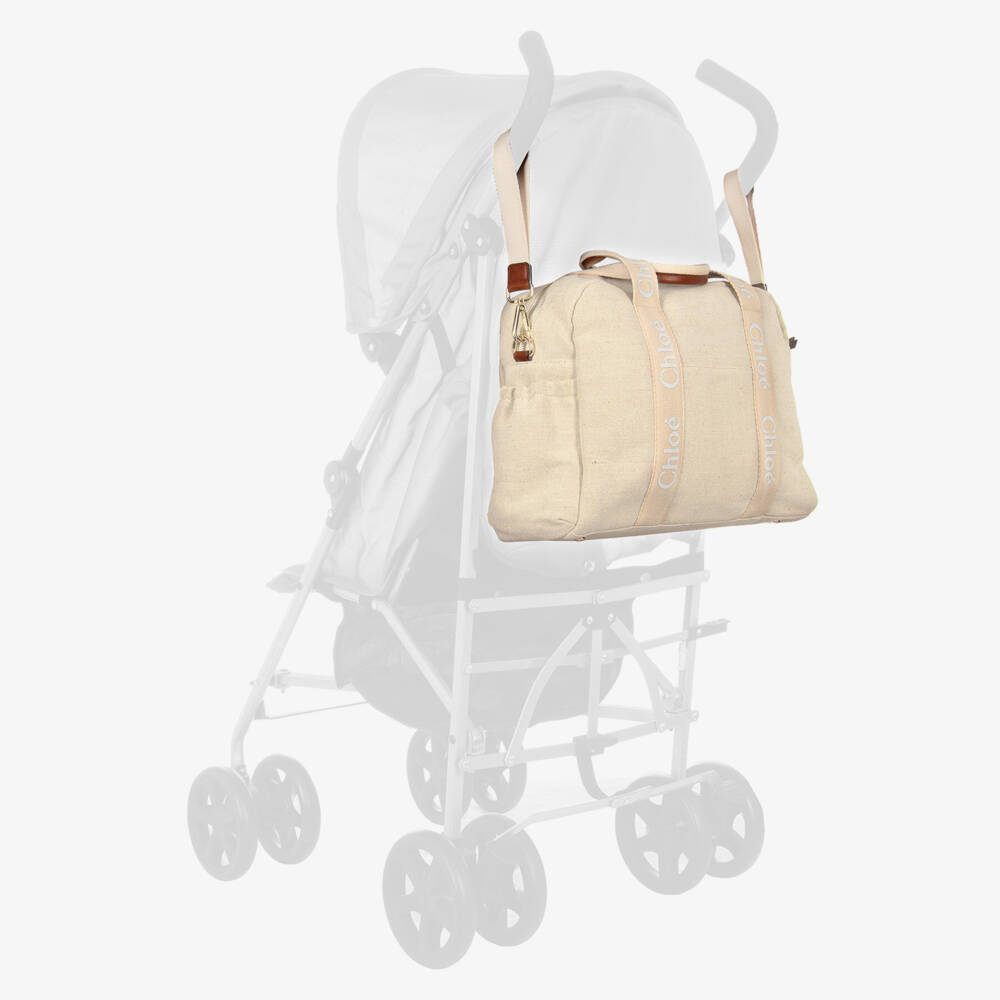 Chloé-Girls Elegant Beige Baby Tote | Childrensalon Outlet