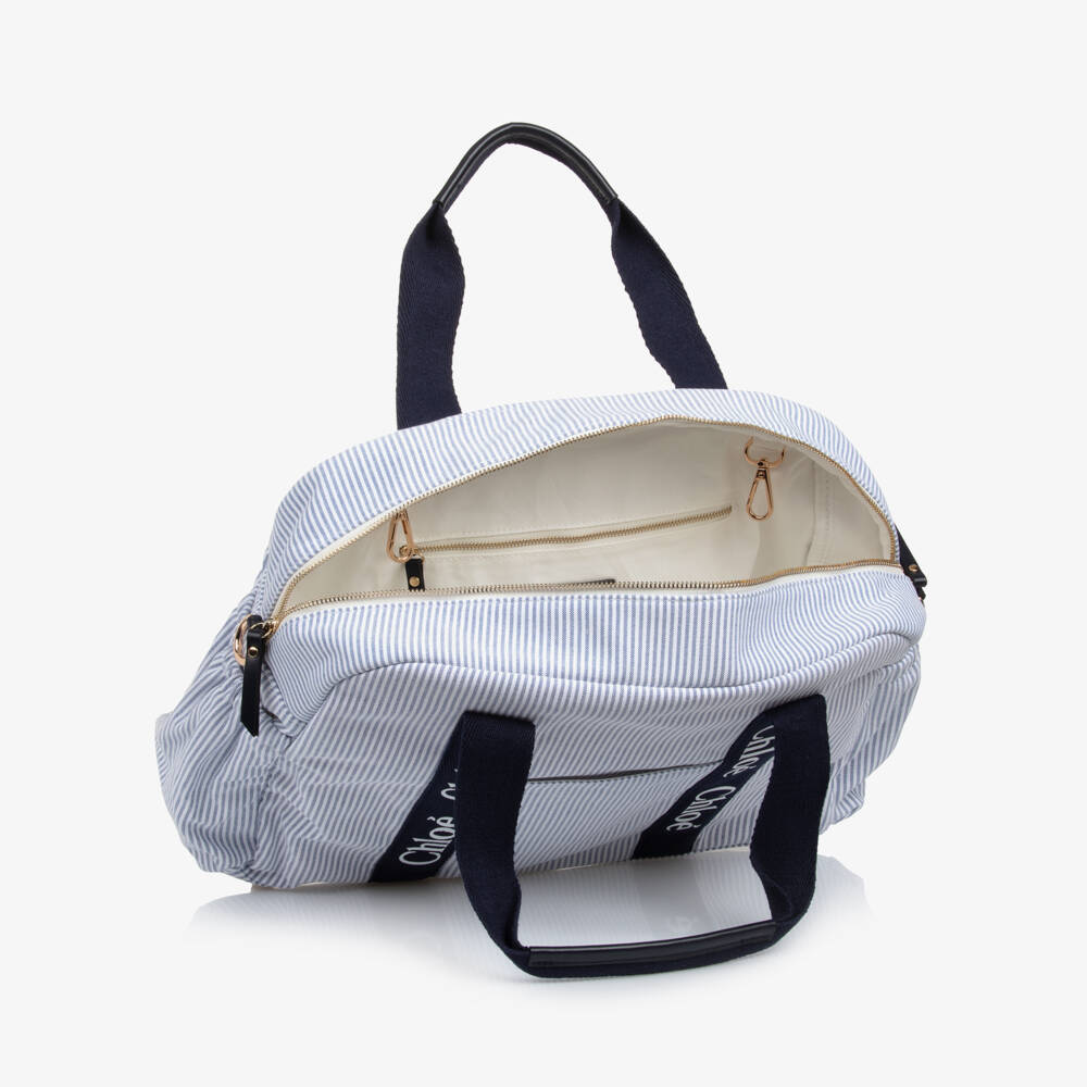 Chloé-Girls Elegant Blue Carry-All Tote | Childrensalon Outlet