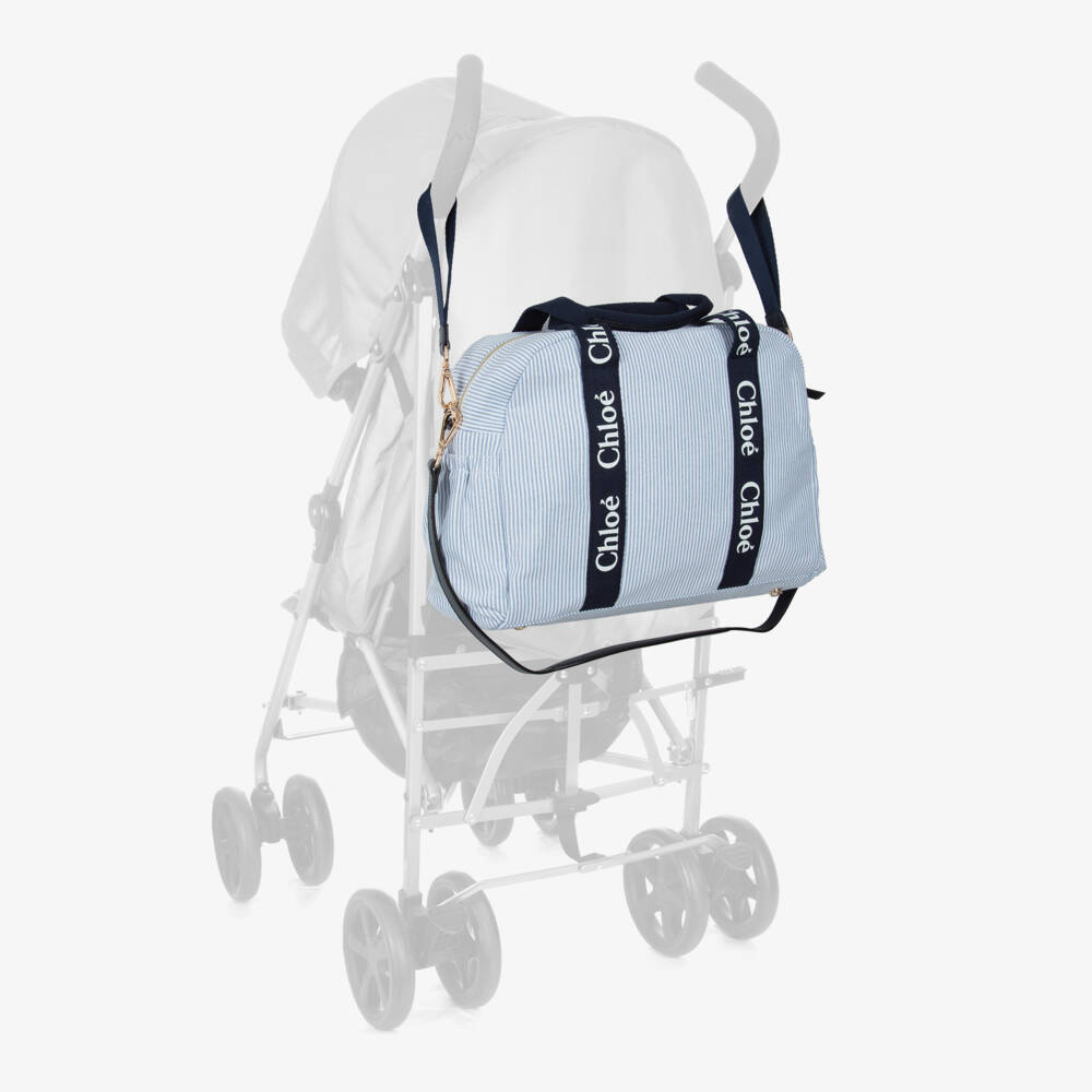 Chloé-Girls Elegant Blue Carry-All Tote | Childrensalon Outlet
