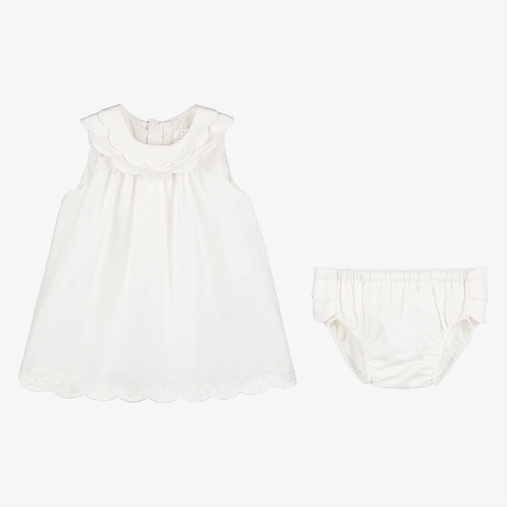 Chloé-Girls' Elegant Ivory Ceremony Ensemble | Childrensalon Outlet