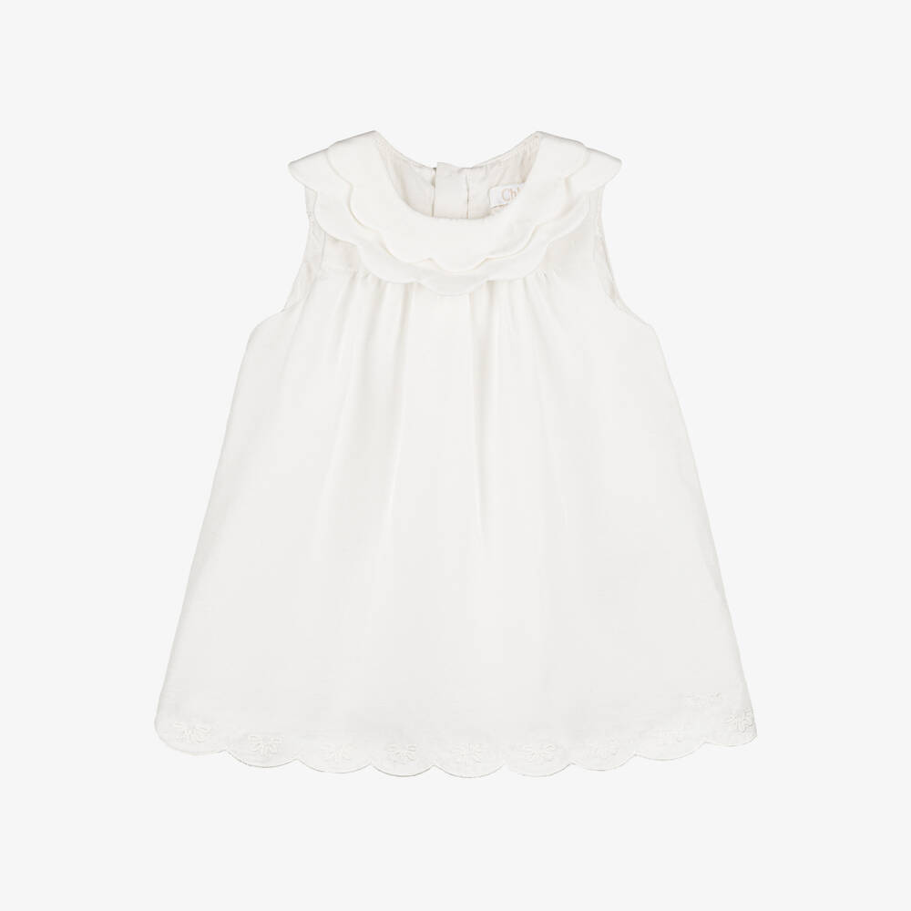 Chloé-Girls' Elegant Ivory Ceremony Ensemble | Childrensalon Outlet