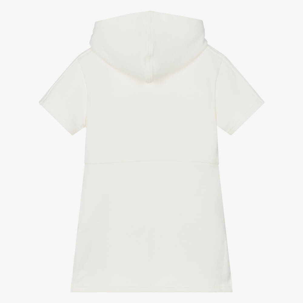 Chloé-Girls Elegant Ivory Hooded Tunic | Childrensalon Outlet