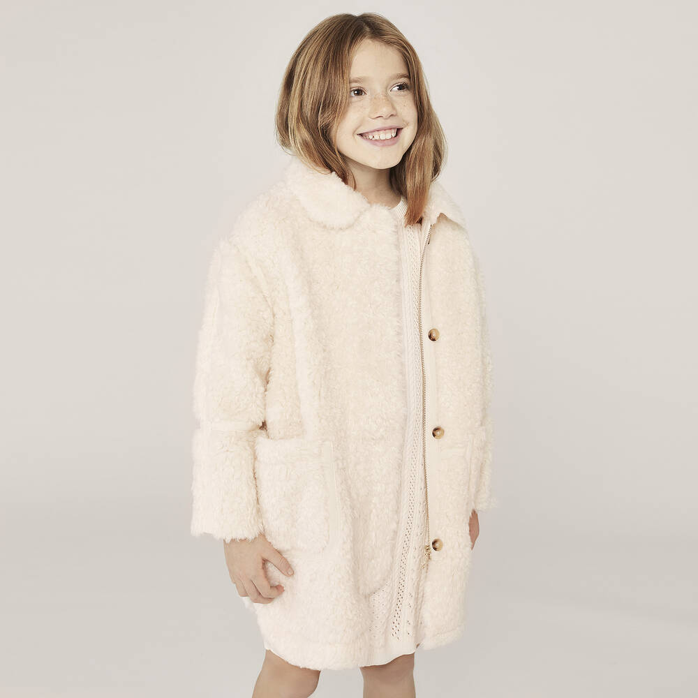 Girls new arrivals shearling coat