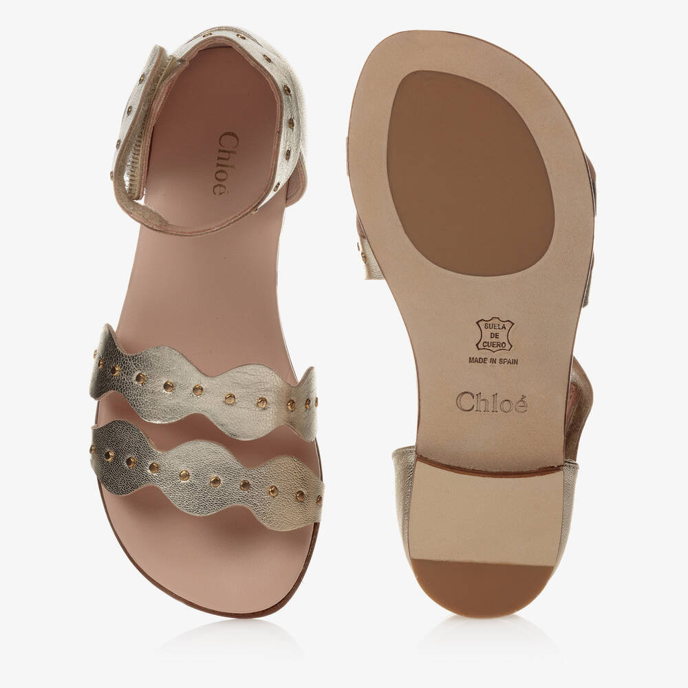 Chloe scalloped sandals sales