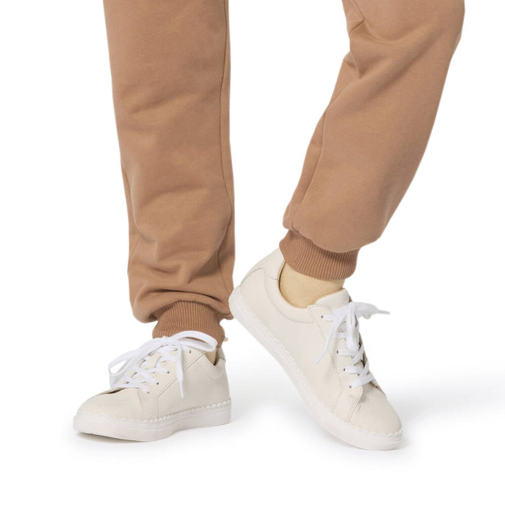 Chloé-Girls Ivory Leather Logo Trainers | Childrensalon Outlet