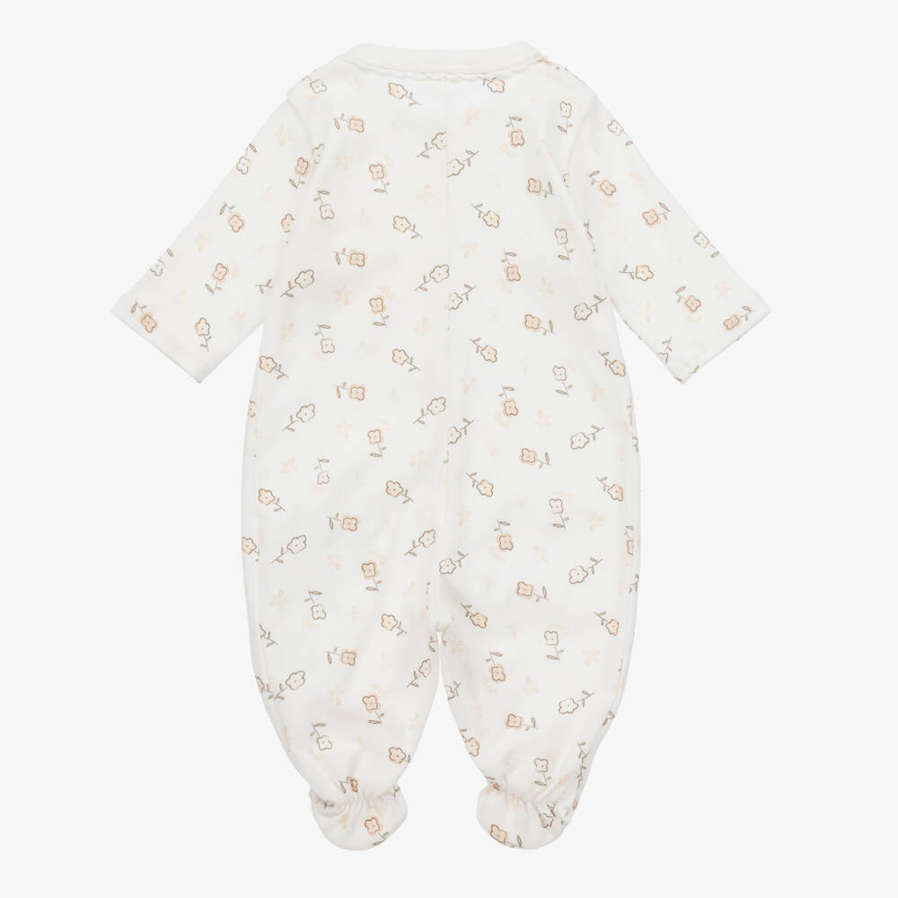 Chloé-Girls Ivory Organic Cotton Set | Childrensalon Outlet