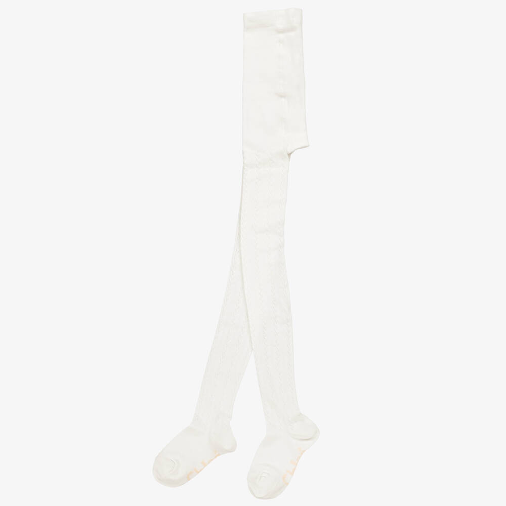 Chloé-كولون قطن لون عاجي | Childrensalon Outlet