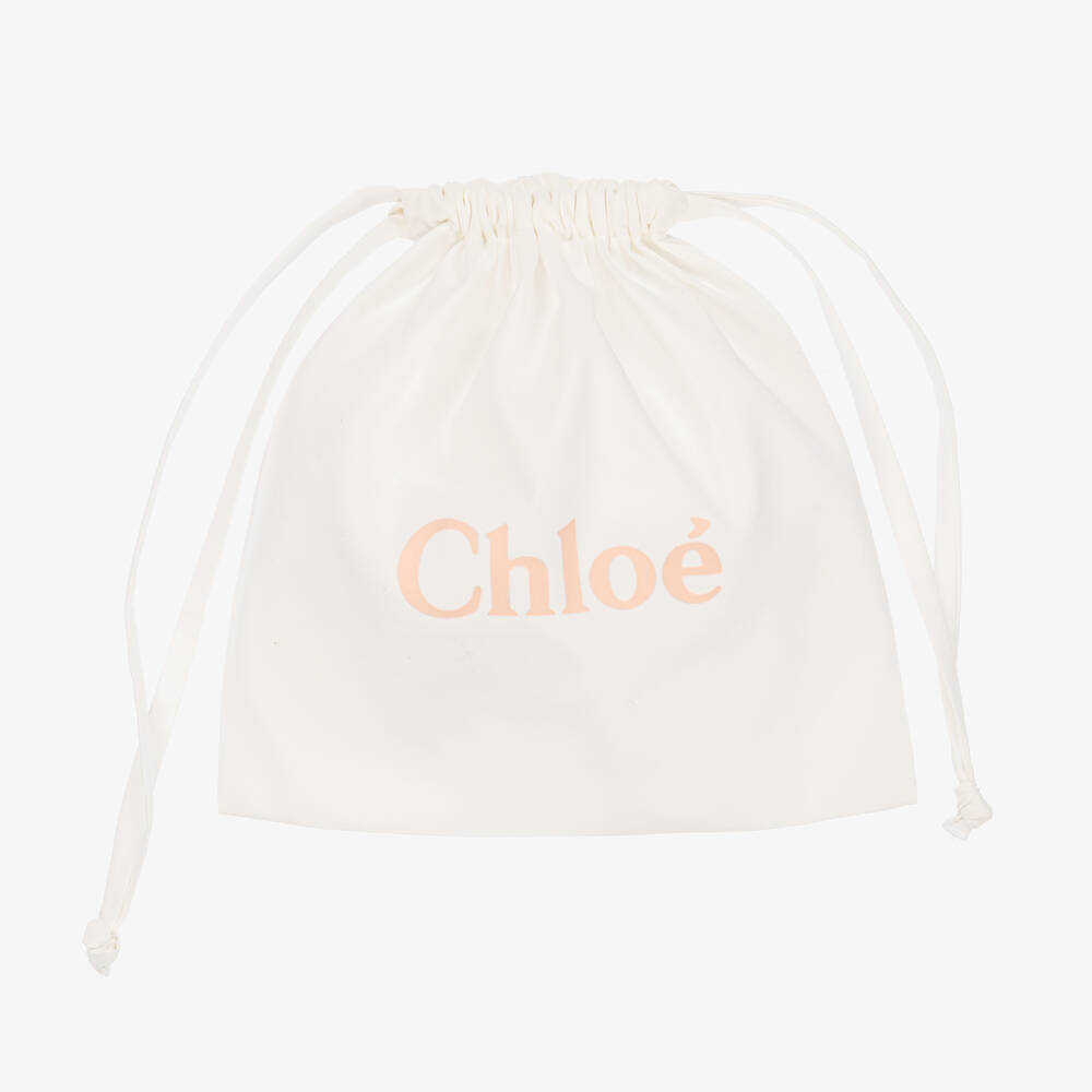 Chloé-مايّو مزين بكشكش لون عاجي للبنات | Childrensalon Outlet