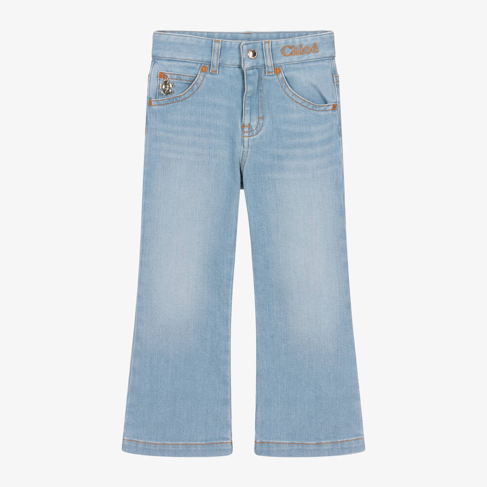 Light blue jeans for girl clearance