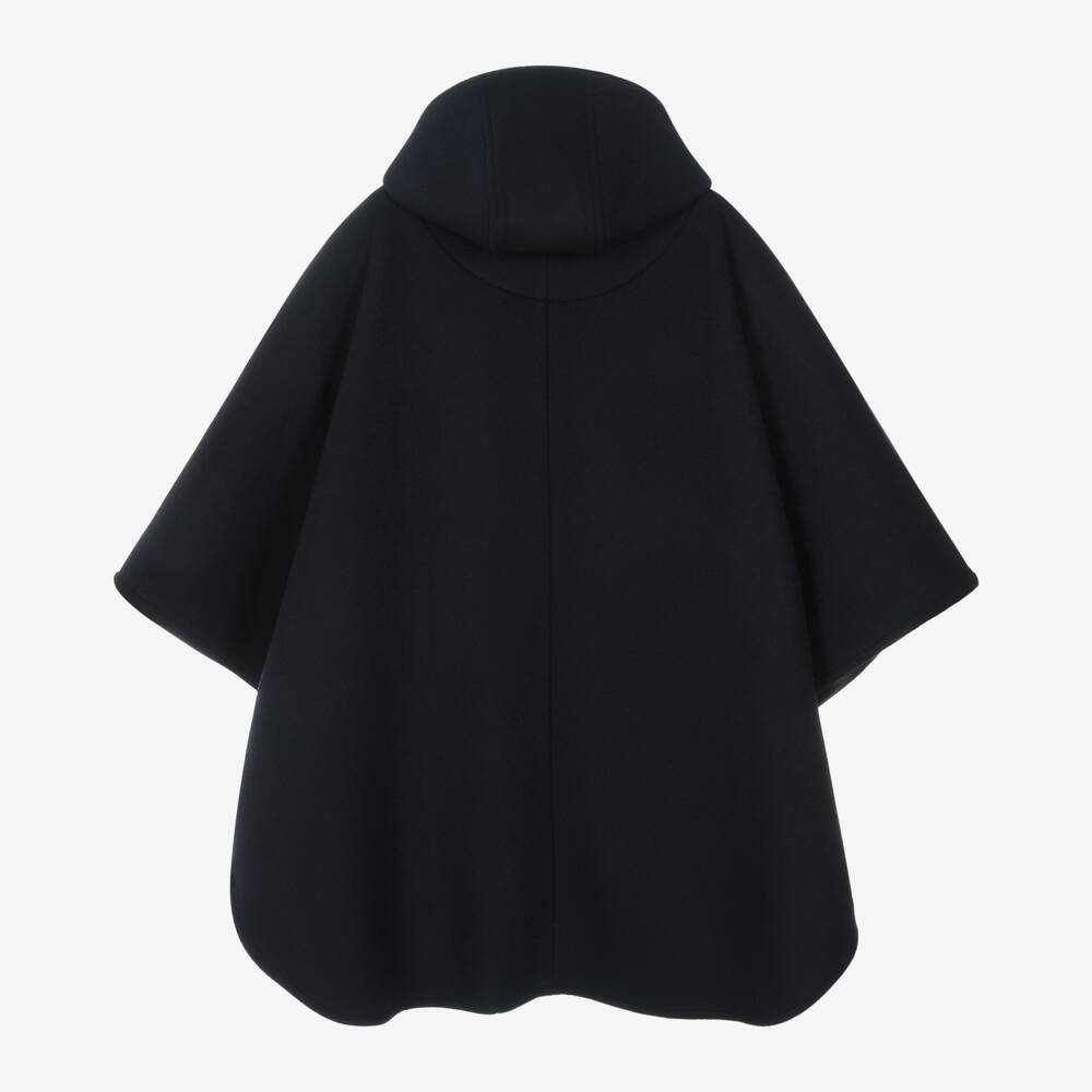 كلوي-كيب بهودي صوف لون كحلي للبنات | Childrensalon Outlet