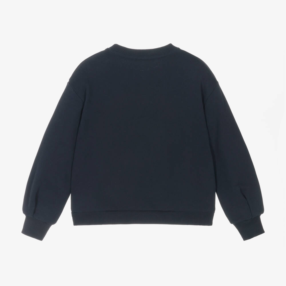 Chloé-Кремовый пуловер из органического хлопка для девочек | Childrensalon Outlet