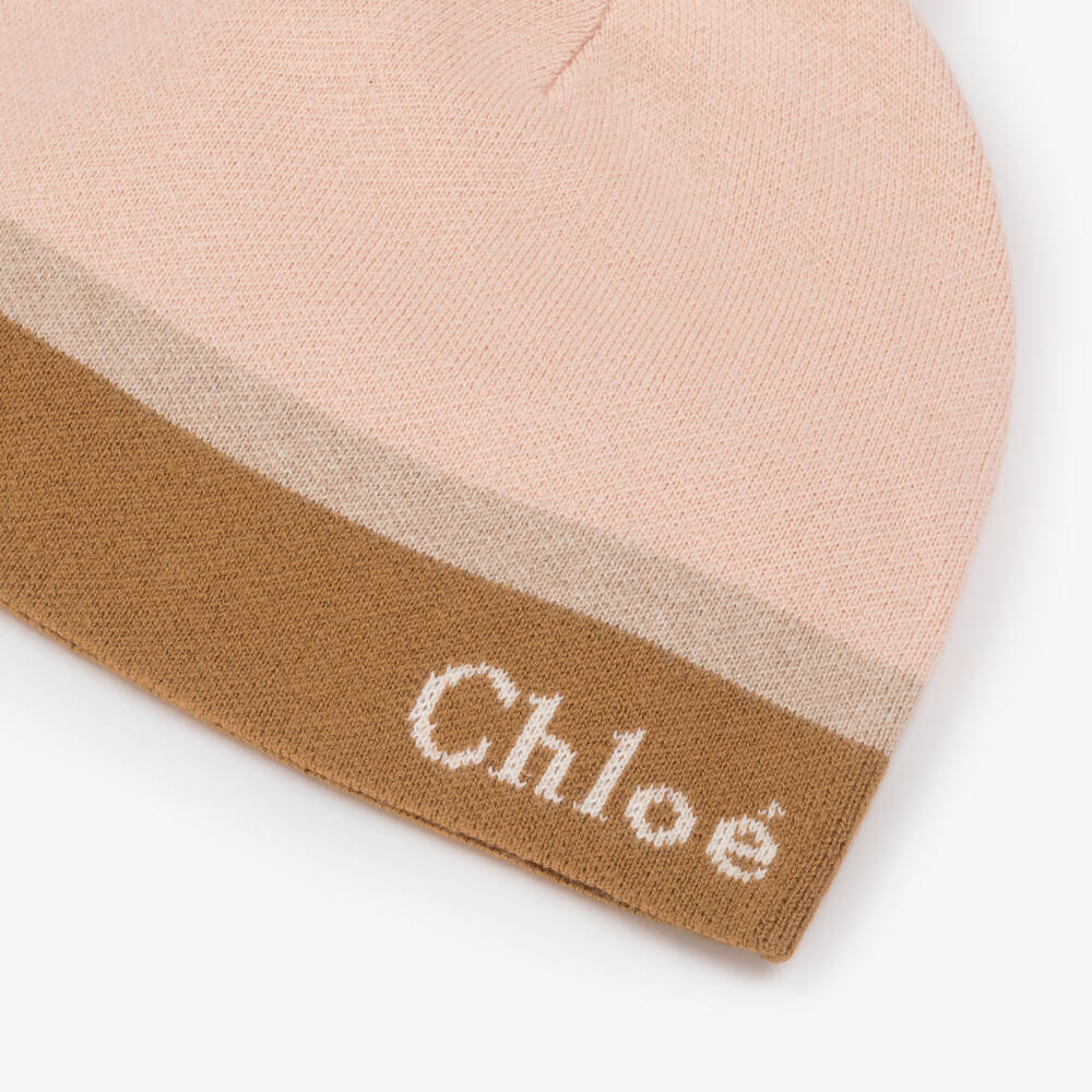 Chloé-Girls Organic Cotton Wool Hat | Childrensalon Outlet