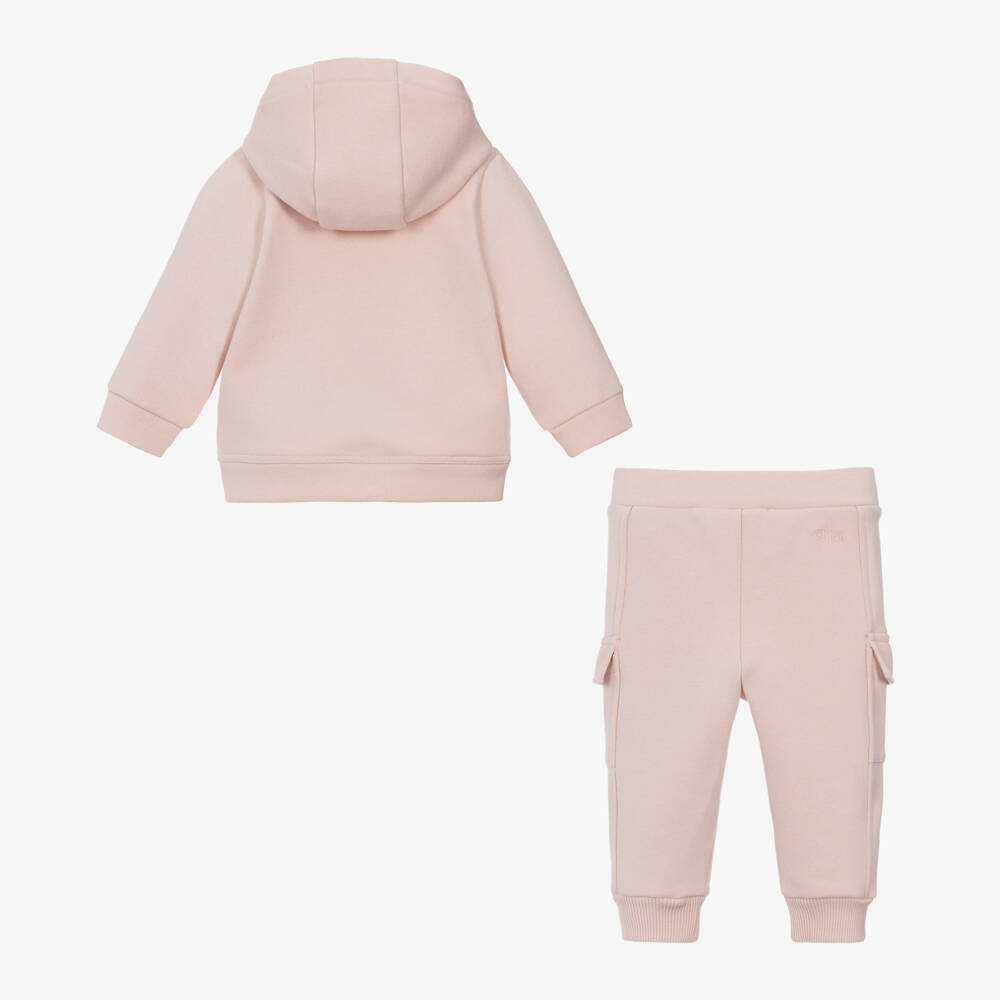 Chloé-بدلة رياضية أطفال بناتي لون زهري فاتح | Childrensalon Outlet