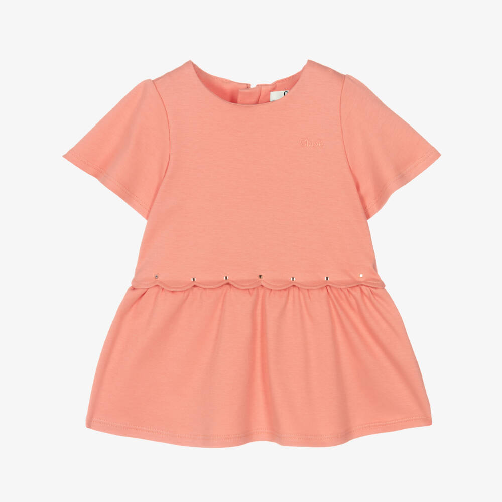 Chloé-Платье пастельное хлопковое с воланами для девочек | Childrensalon Outlet