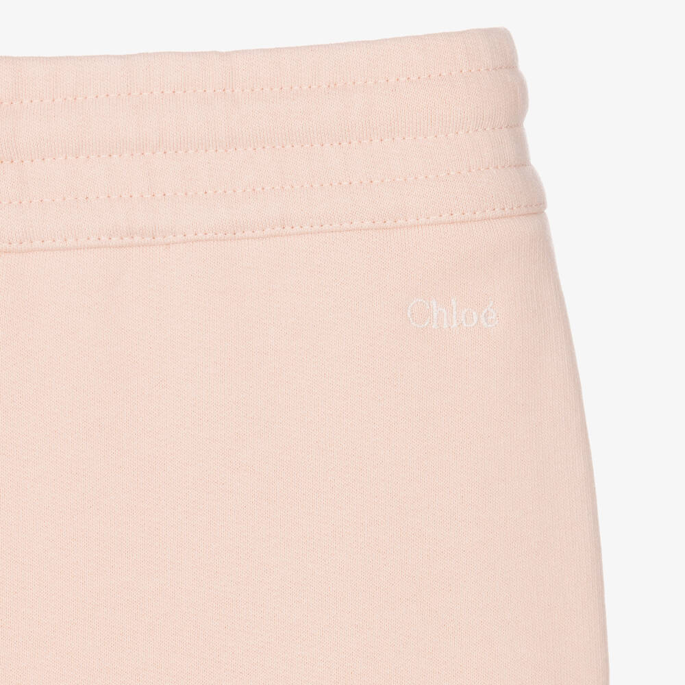 Chloé-Girls Pink Cotton Jersey Skirt | Childrensalon Outlet