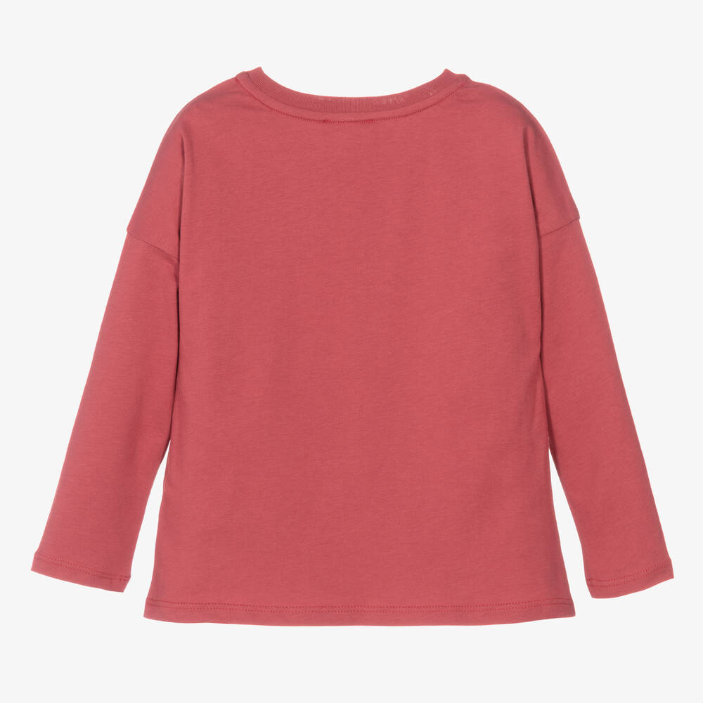 Chloé-Girls Pink Cotton Jersey Top | Childrensalon Outlet