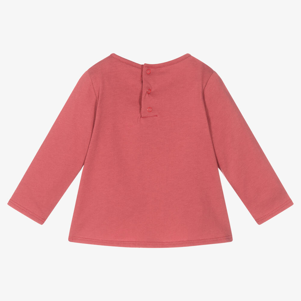 Chloé - Girls Pink Cotton T-Shirt | Childrensalon Outlet