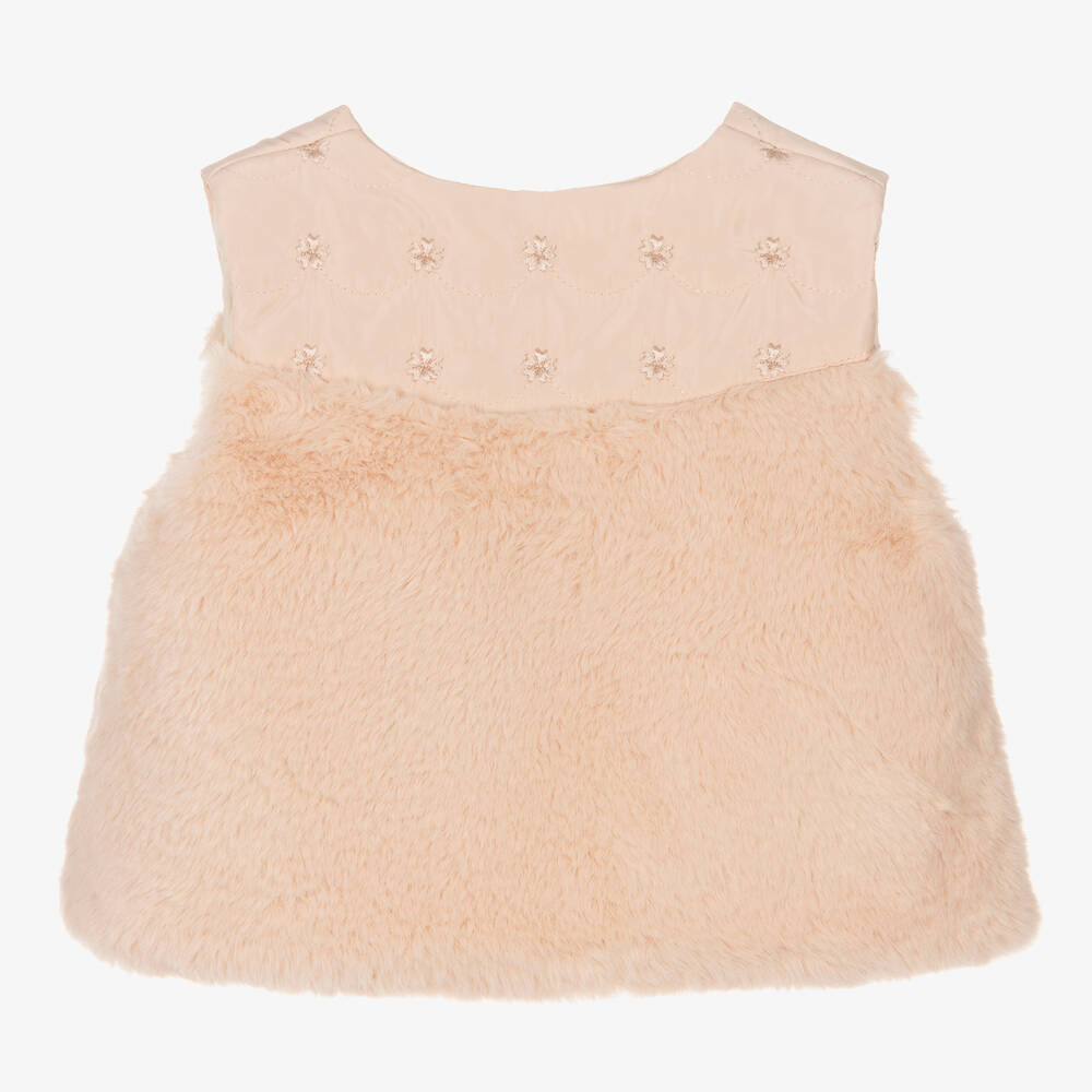 Chloé-جيليه أطفال بناتي فرو صناعي لون زهري | Childrensalon Outlet