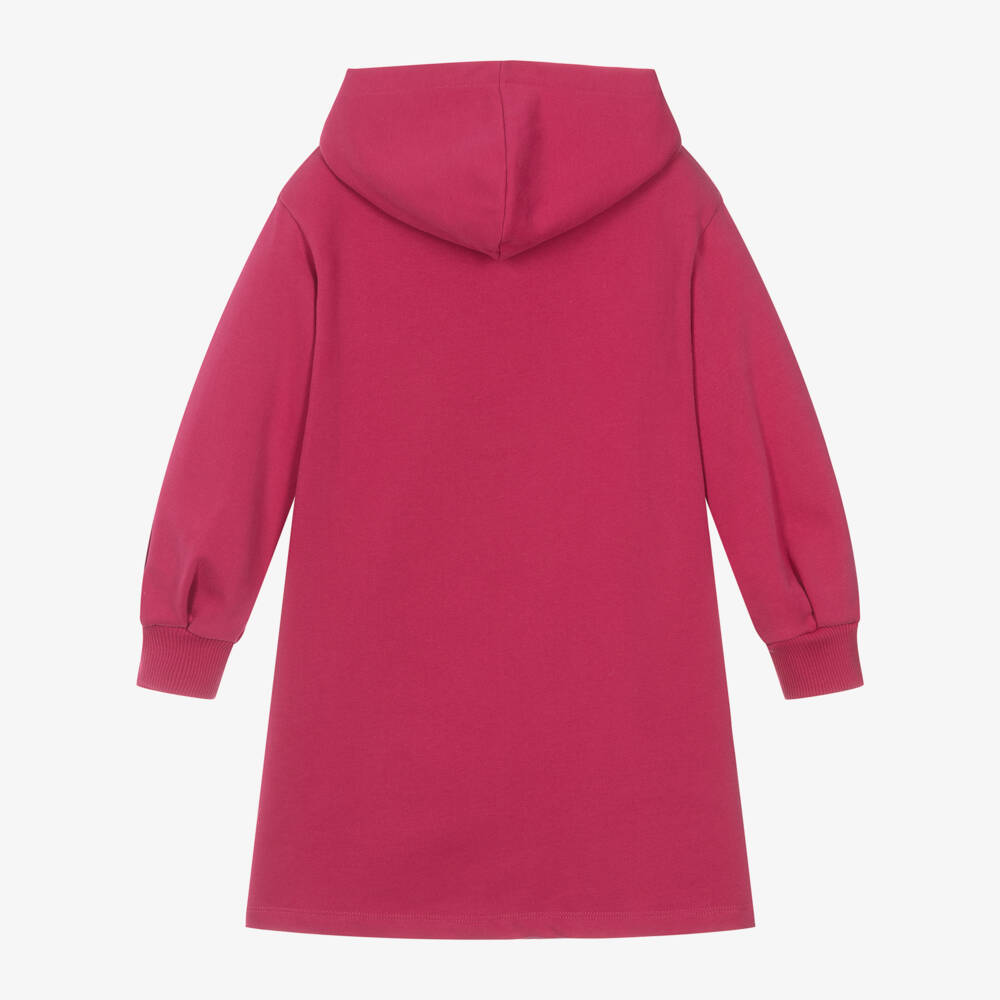 Chloé-فستان بهودي قطن عضوي لون زهري فيوشيا | Childrensalon Outlet