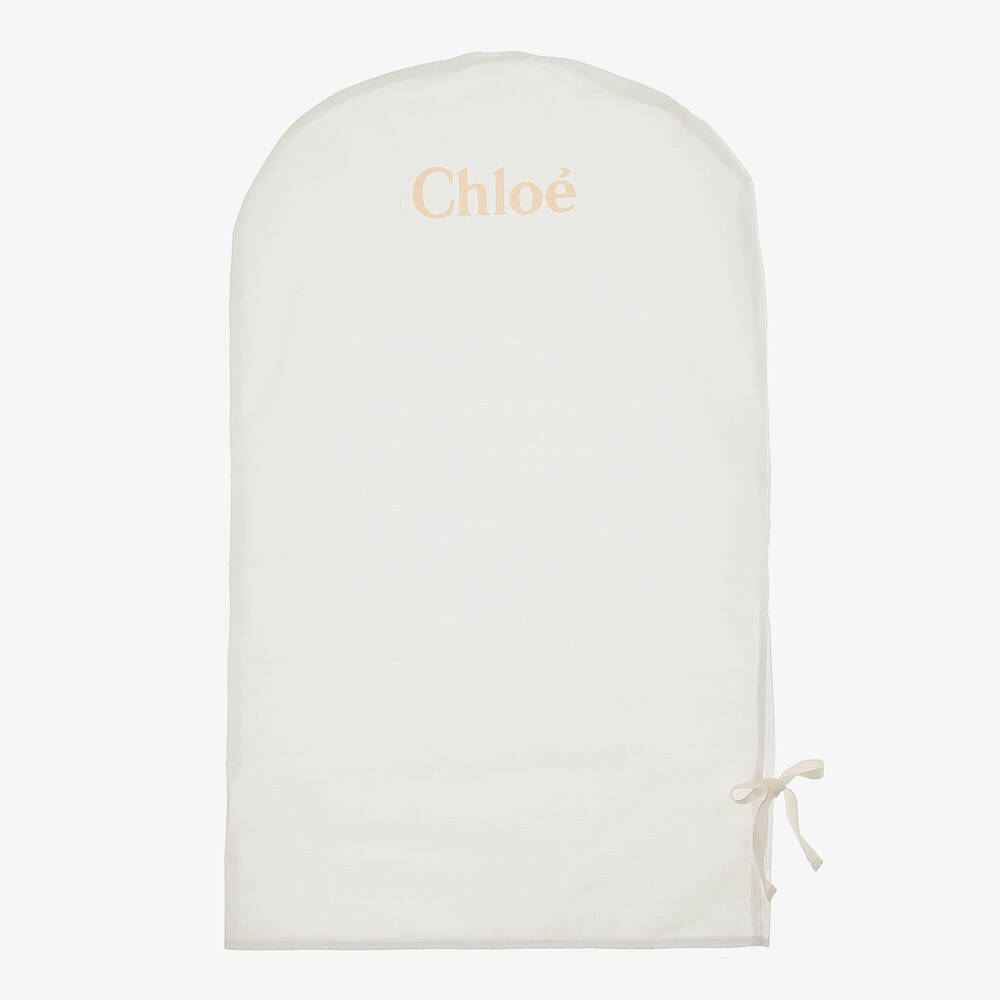 Chloé - Girls Pink Linen & Cotton Twill Blazer