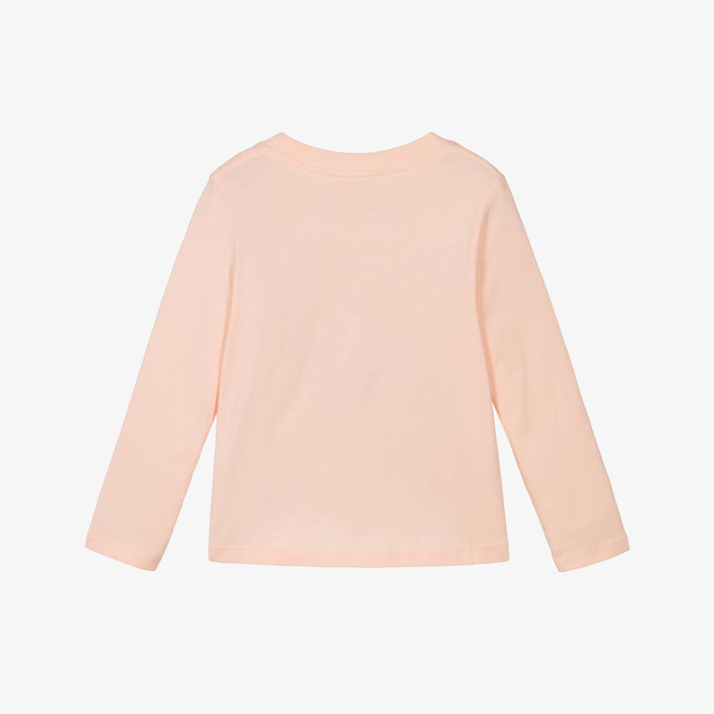 Chloé-Girls Pink Long-Sleeve Top | Childrensalon Outlet